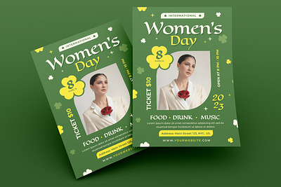 International Women's Day Flyer design flyer flyer design graphic design print design print template sale womens day