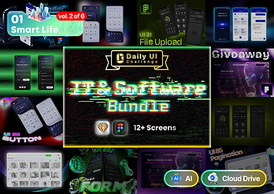 IT & Software Bundle | Daily UI Challenge app daily dailyui dark mode design figma mobile page phone sketch ui ui design uiux user experience user interface userexperience userinterface ux ux design