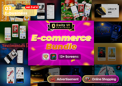 E-commerce Bundle | Daily UI Challenge app daily dailyui dark mode design figma mobile page phone sketch ui ui design uiux user experience user interface userexperience userinterface ux ux design