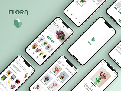 Flora - Flower Ordering App app ui ux