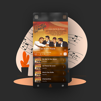 Ambio - Your Retro Vibes Music Companion appdesign creativedesign designinspiration designsystem designthinking graphic design interactiondesign interfacedesign mobileapp ui uidesign uiux usability userexperience userinterface userresearch uxdesign visualdesign webdesign