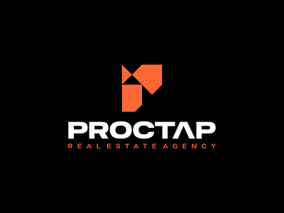 Proctap branding character design developer graphic design icon logo logohome logohouse p plogo realestate realestateagency realestatelogo symbol vector visualbranding