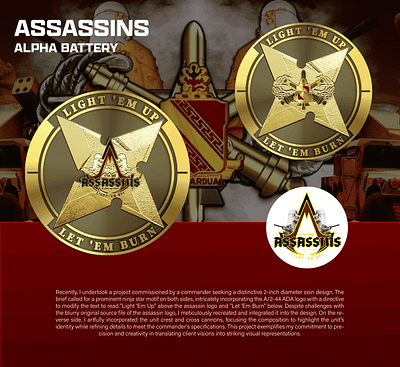 ASSASSINS ALPHA BATTERY 3d animation branding coin crypto design graphic design illustration logo ui