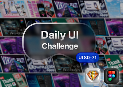 Daily UI Challenge | UI 80-71 app daily dailyui dark mode design figma icon mobile page phone sketch ui ui design uiux user experience user interface ux ux design website