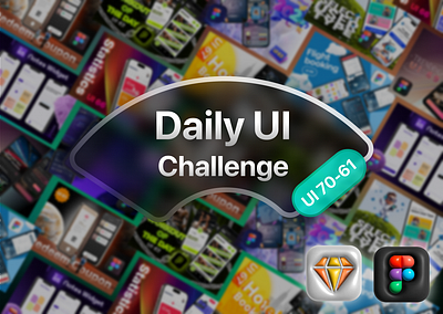 Daily UI Challenge | UI 70-61 app daily dailyui dark mode design figma icon mobile page phone sketch ui ui design uiux user experience user interface ux ux design website