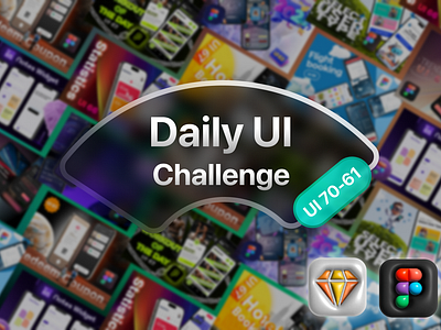 Daily UI Challenge | UI 70-61 app daily dailyui dark mode design figma icon mobile page phone sketch ui ui design uiux user experience user interface ux ux design website