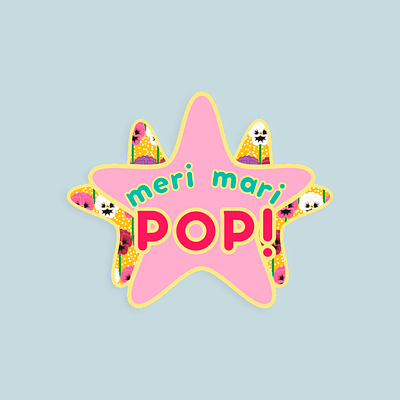 meri mari POP! branding graphic design logo