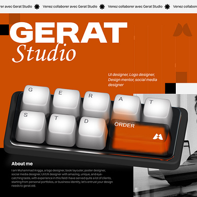 3D Keyboard - Gerat studio 3d 3dkeyboard 3dwithspline graphic design splinedesign studiodesign