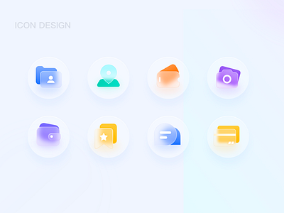 Frosted glass style icon branding design icons illustration illustrations logo ui user ux