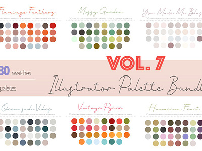 Illustrator Color Palette Bundle V7