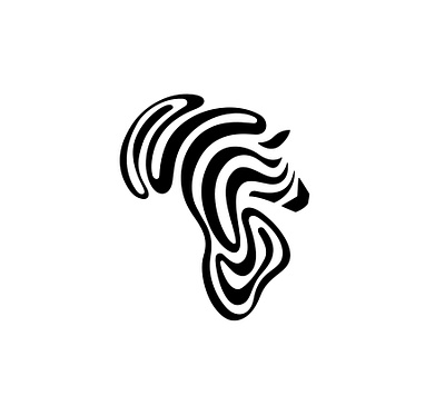 African Zebra Logo abstract africa african animal branding business conservation design horse line logo logo design logos mascot savannah simple wild wildlife zebra zoo