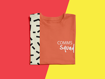 COMMS Squad branding graphic design logo