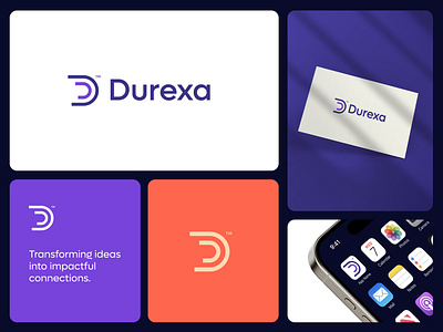 Durexa logo & branding brand identity design branding creative letter logo letter logo design letter mark logo logo branding logo and branding logo design logo mark minimal logo modern logo symbol