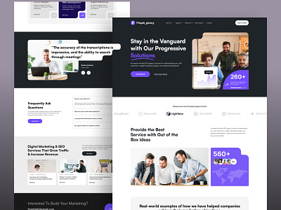 Firqah Agency Landing page agency agency website creative agency digital agency digital marketing agency dribbble firqah agency firqah lab homepage marketing agency seo agency ui uiux design web design