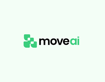 Moving combination icon base logo design branding design graphic design illustration logo logo design minimal minimalist move logo moveai logo movement logo moving icon simple ui