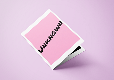 Unknown branding editorial graphic design