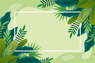 Leaves background with empty space background design empty space graphic design illustration leaves background nature tropical tropical background vector