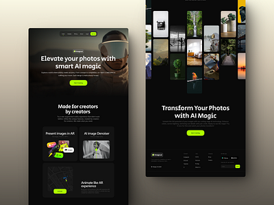Image.ai - Website Design animation figma landing page responsivedesign ui uiinspiration uiux userexperience ux webdesign websitedesign