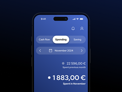 Budget Like a Pro app apple budget cash dark design digital finance fintech flow iphone mobile money phone saving spending ui ui design uiux ux