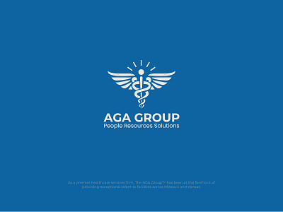 AGA Group Logo Design (Unused Concept) branding caduceus caduceus logo design graphic design graphicsdesign health logo healthcare dental healthcare services illustration logo logo design logodesign medical medical logo medicin logo vector