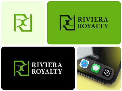 Riviera Royalty Logo Design & Brand Identity Design. brand book design brand guideline brand style guide branding brandkit graphic design logo logo branding social media kit unique logo