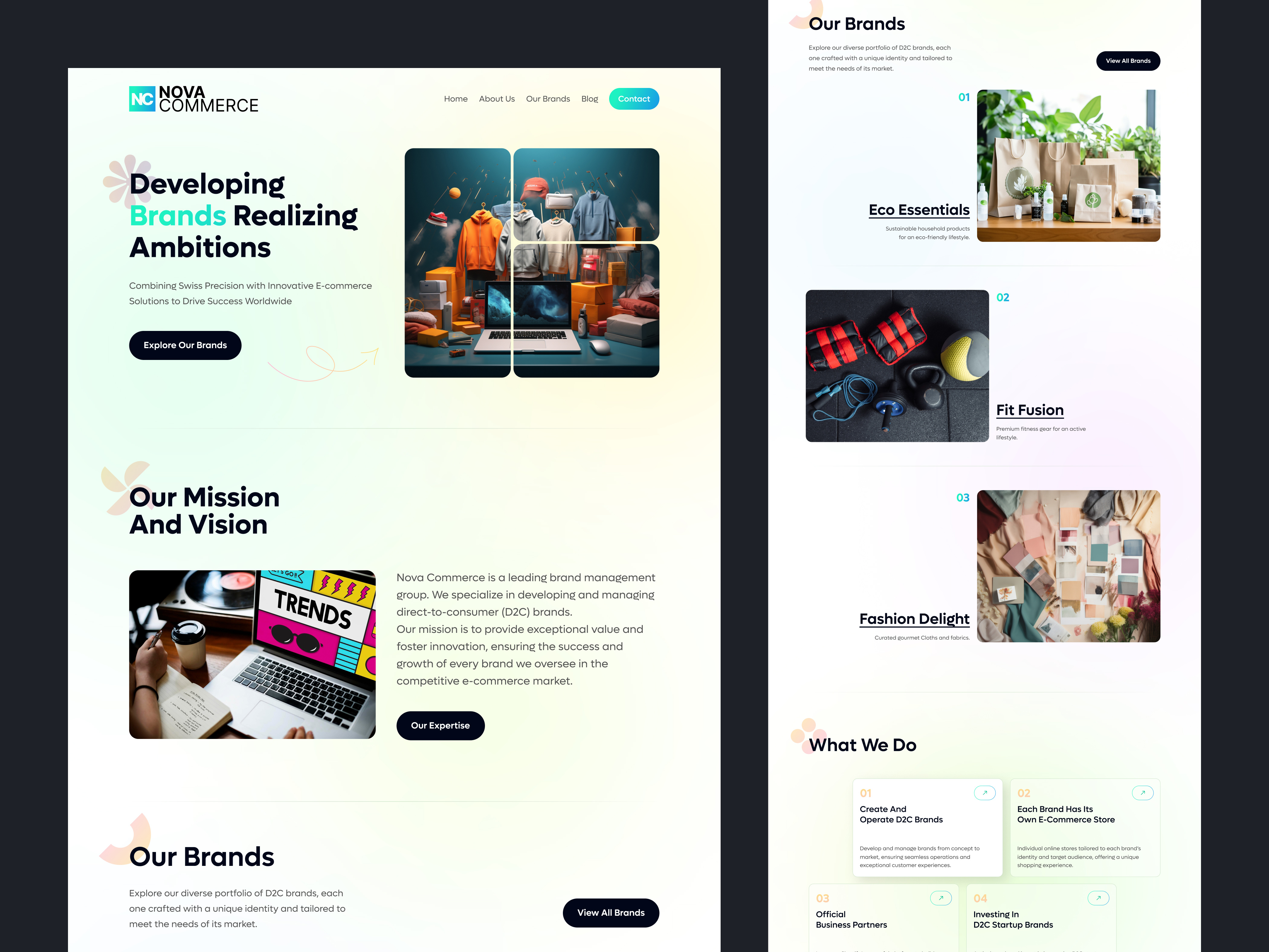 Example of Website UI/UX Design In Figma