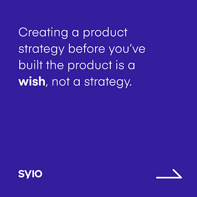 Article - A Product Strategy without A Product is... design product startup