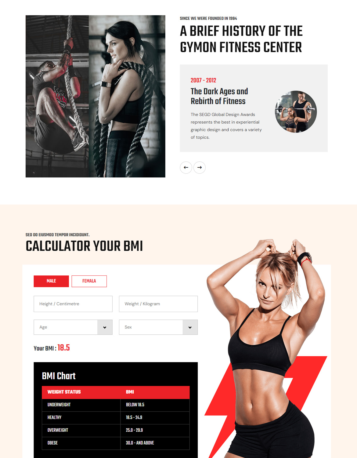 GymOn is a Fitness & Gym HTML Template workout