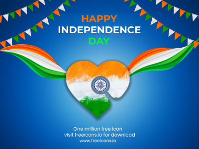 🇮🇳 Happy 78th Independence Day, India! 🇮🇳 branding free icons illustration independence day india