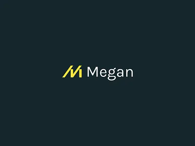Megan logotype brand branding graphic design icon illustration logo typography vector