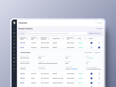 Transaction Tables - Case study app design figma filters graphic design icons payment platform product product design redesign revamp saas search table transaction typography ui ui elements ux web application