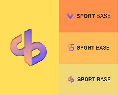 Logo Design - Sport Base 3d animation branding figma graphic design illustration logo motion graphics sport logo ui ux vector web design