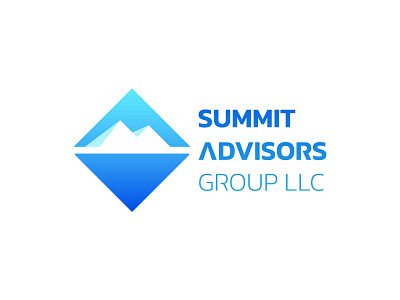 Summit Advisors Group LLC brand identity branding icon identity logo logo design logo mark logodesign logotype minimalist logo modern logo typography vector