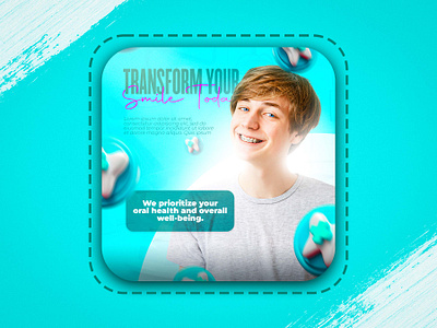 Modern Dental Social Media Poster Designs! dental service posters