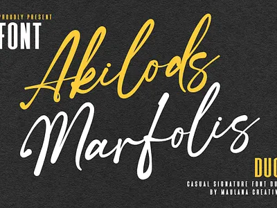 Akilods Marfolis Font Duo animation branding design font fonts graphic design logo nostalgic