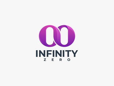 INFINITY ZERO branding design graphic design icon infinity coloring infinity design graphic infinity logo logo