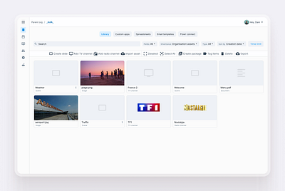 FlowR - Assets Library cms design product design ui ux webapp