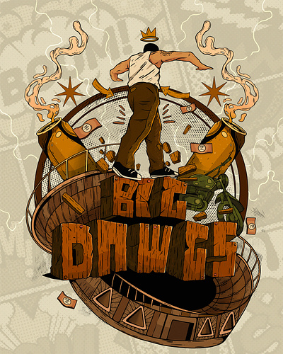 BIG DAWGS branding design fireart fireart fireart studio graphic design illustration logo ui ux vector