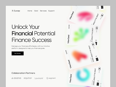 Finance Management Website design finance management website financial planning header homepage landing page saas saas website uxui web web design website