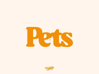 Pets - Logo Reveal animation branding cat cute design dog graphic design letter logo motion motion graphics pet pets puppy typography