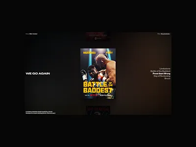 We Go Again gradients interaction layouts sports ui ux website