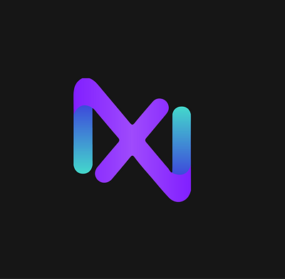 Vibrant Forex Violet and Neon Logo