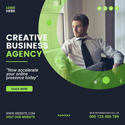 Creative Business Agency Social media post Design agency post business post graphic design post design poster social media post