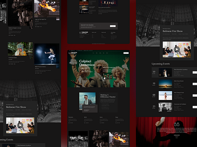 Theater: Discover Amazing Shows and Secure Your Seats arts booking booknow design entertainment live performance onlinetickets stage theater tickets ticketsale ui uiux website wordpress