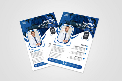 Medical Flyer Design Template | Free Download. adobe illustrator adobe photoshop branding branding poster design flyer design flyer template flyers graphic design health poster healthcare flyer illustration medical flyer medical poster post design poster design social media template