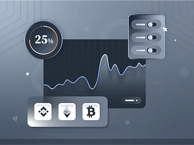 Trading Graph Illustration bitcoin branding colorful design dashboard illustration design graphic design illustration illustrations illustrative crypto illustrative graphics logo trading graphic ui vector