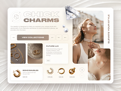 Jewelery Online Shop figma user experience web design