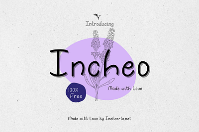 Incheo Handmade Font branding cute font handmade font incheo font lovely quickly quirky streetwear swift taylor writing