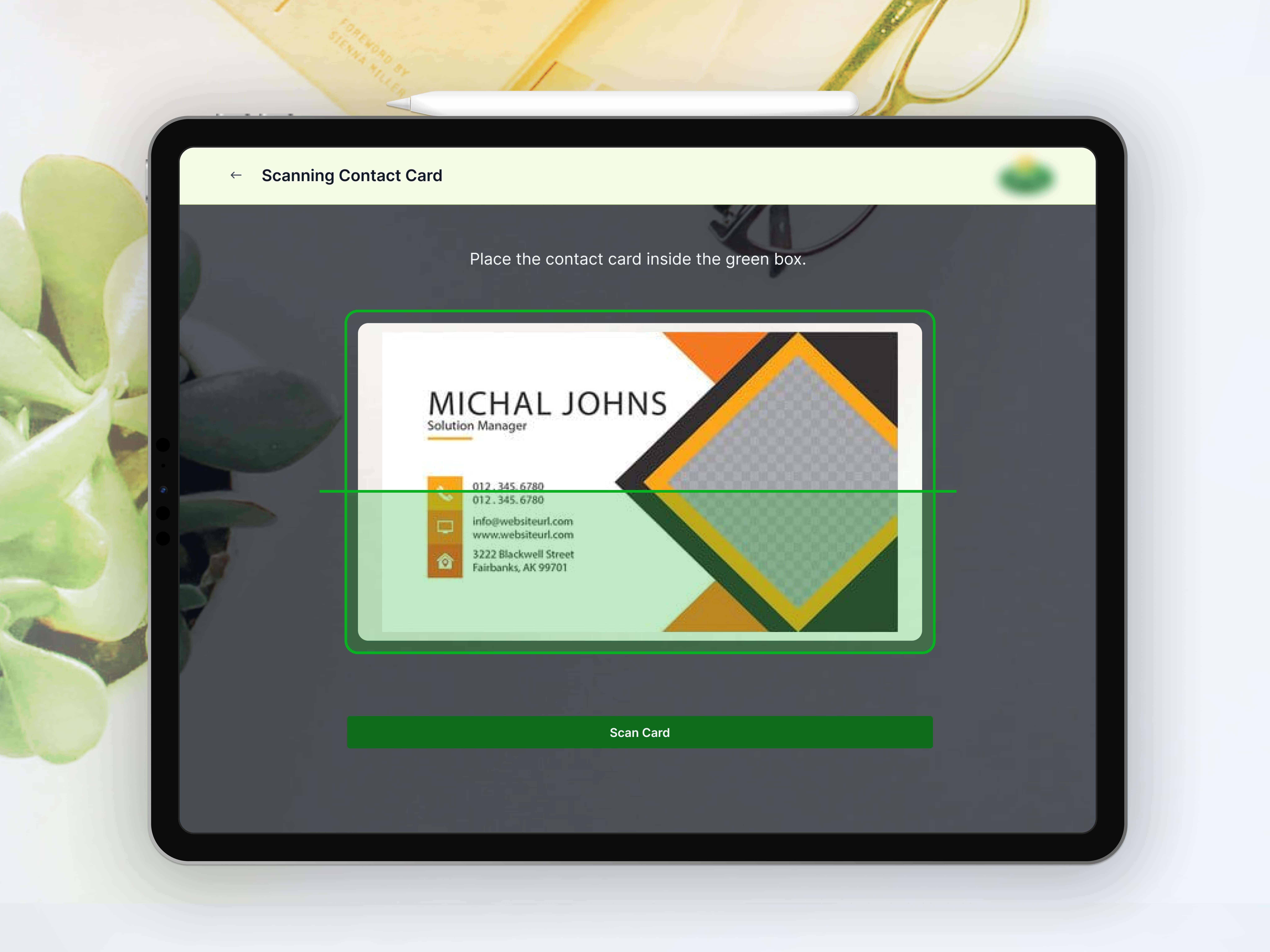 Expo ː Scanning Card ٭™ by Thony M. on Dribbble