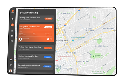 ORDER TRACKING PAGE dashboard design ui ui interface uiux webdesign
